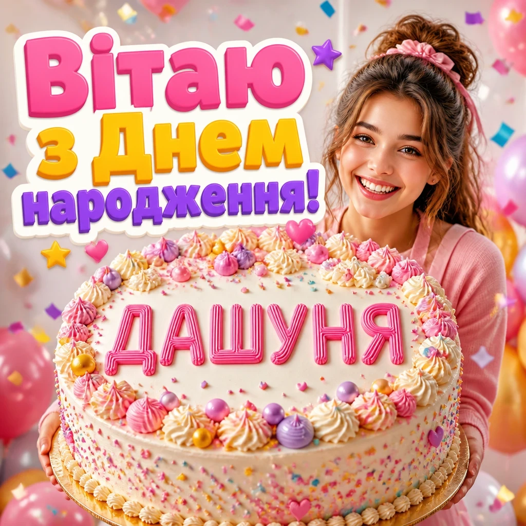 з днем народження даша з днем народження даша