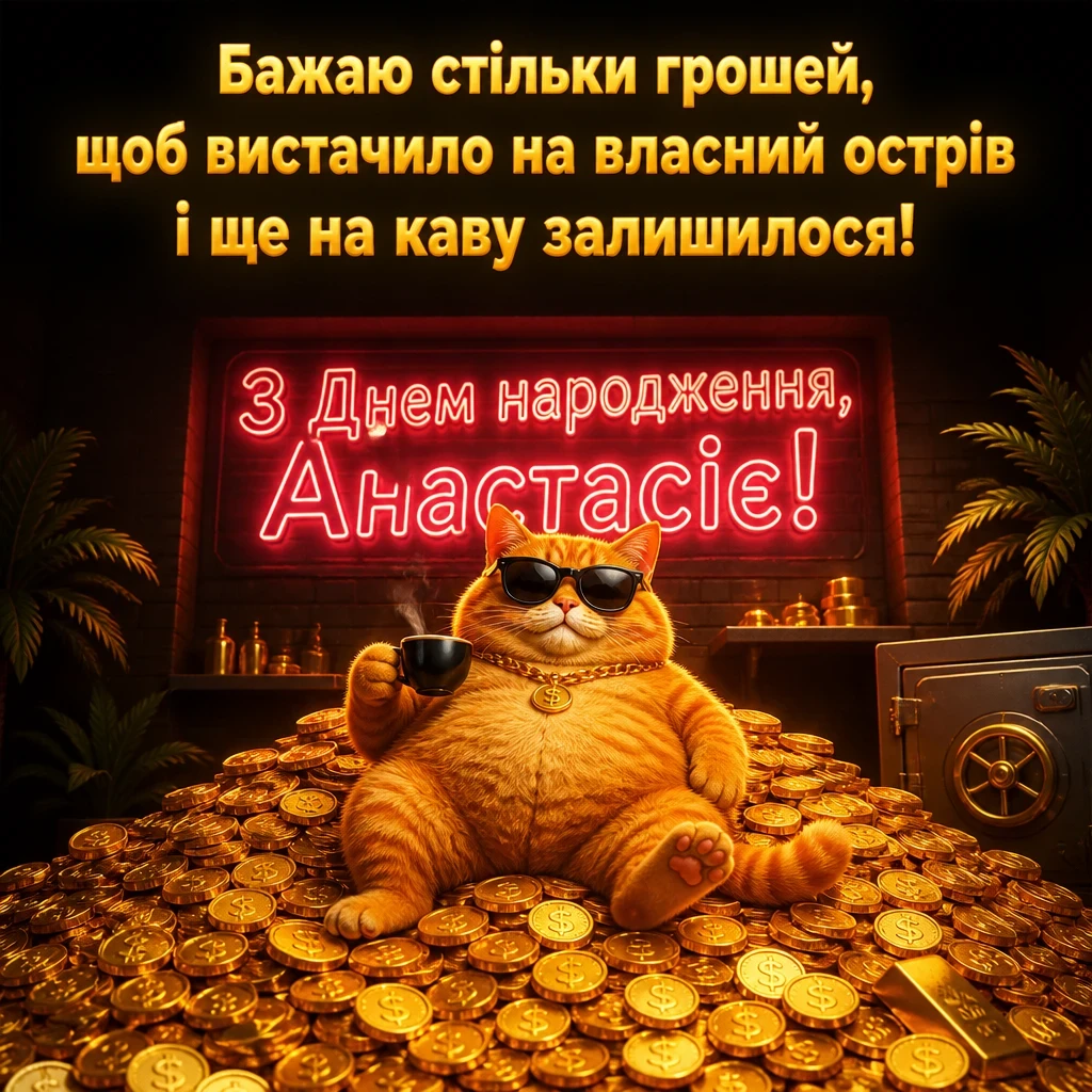 з днем народження анастасія