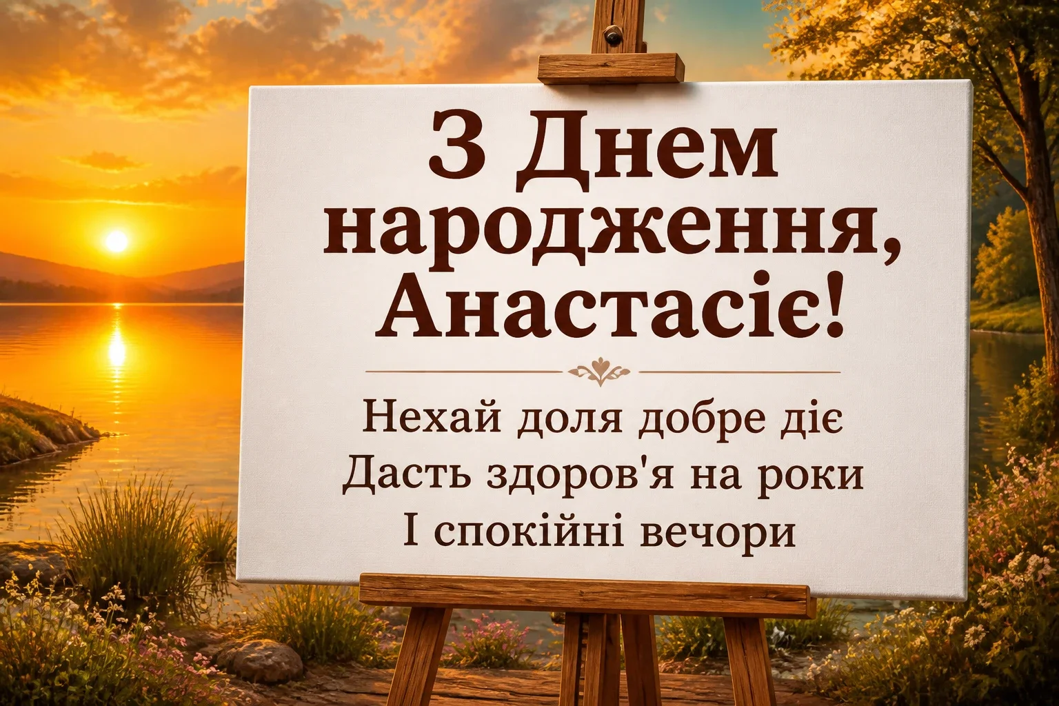 з днем народження анастасія