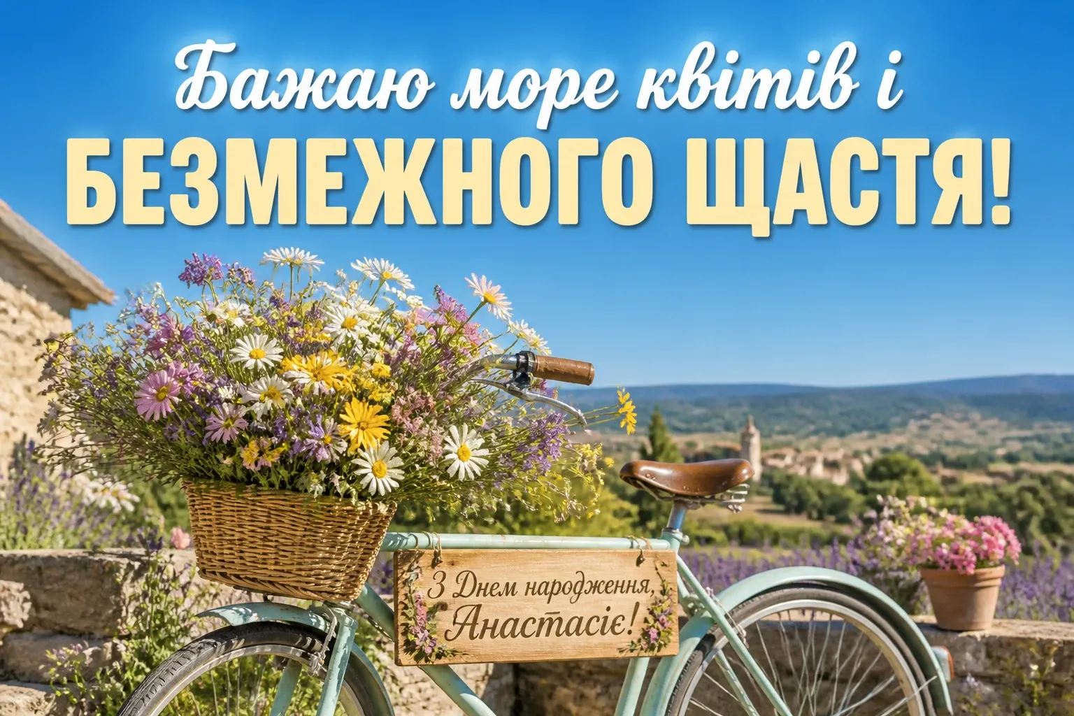 з днем народження анастасія