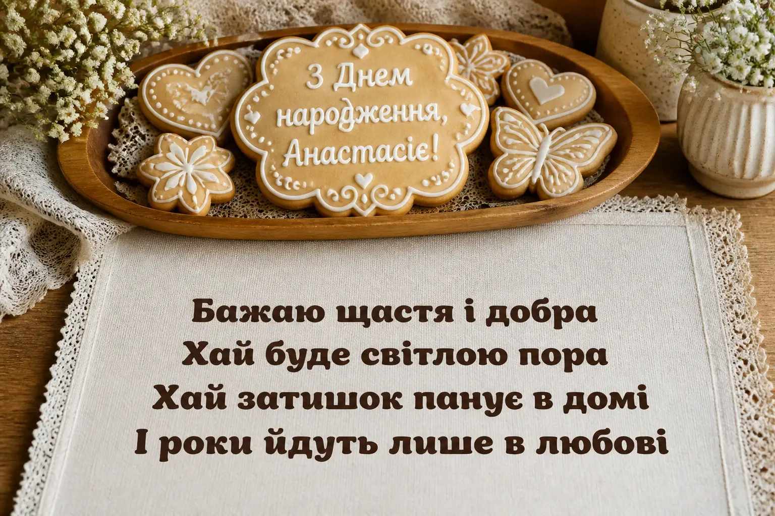 з днем народження анастасія