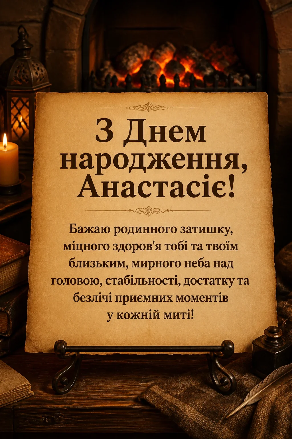 з днем народження анастасія