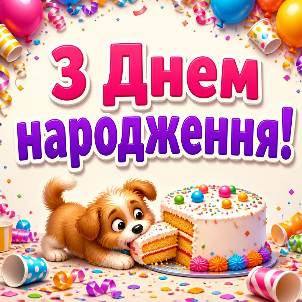 гарне привітання з днем народження своїми словами