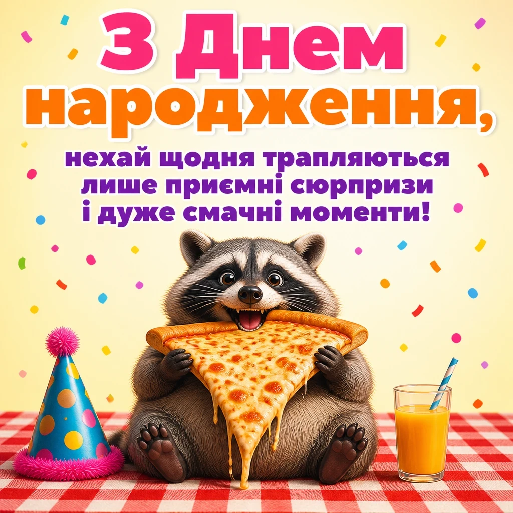 гарне привітання з днем народження своїми словами