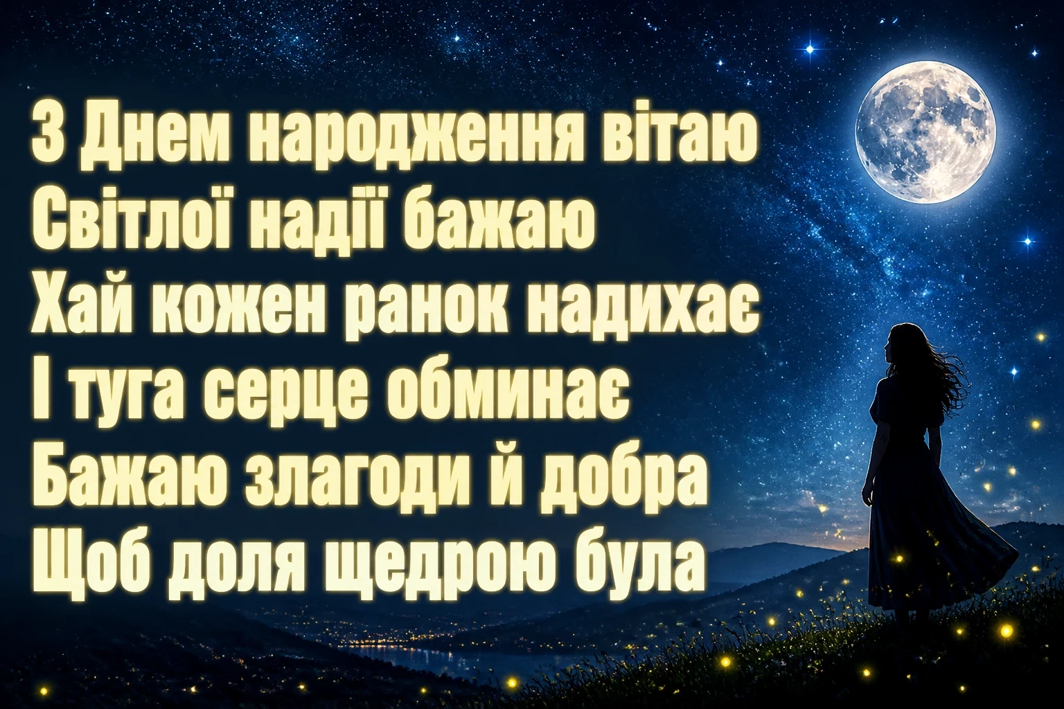 гарне привітання з днем народження своїми словами