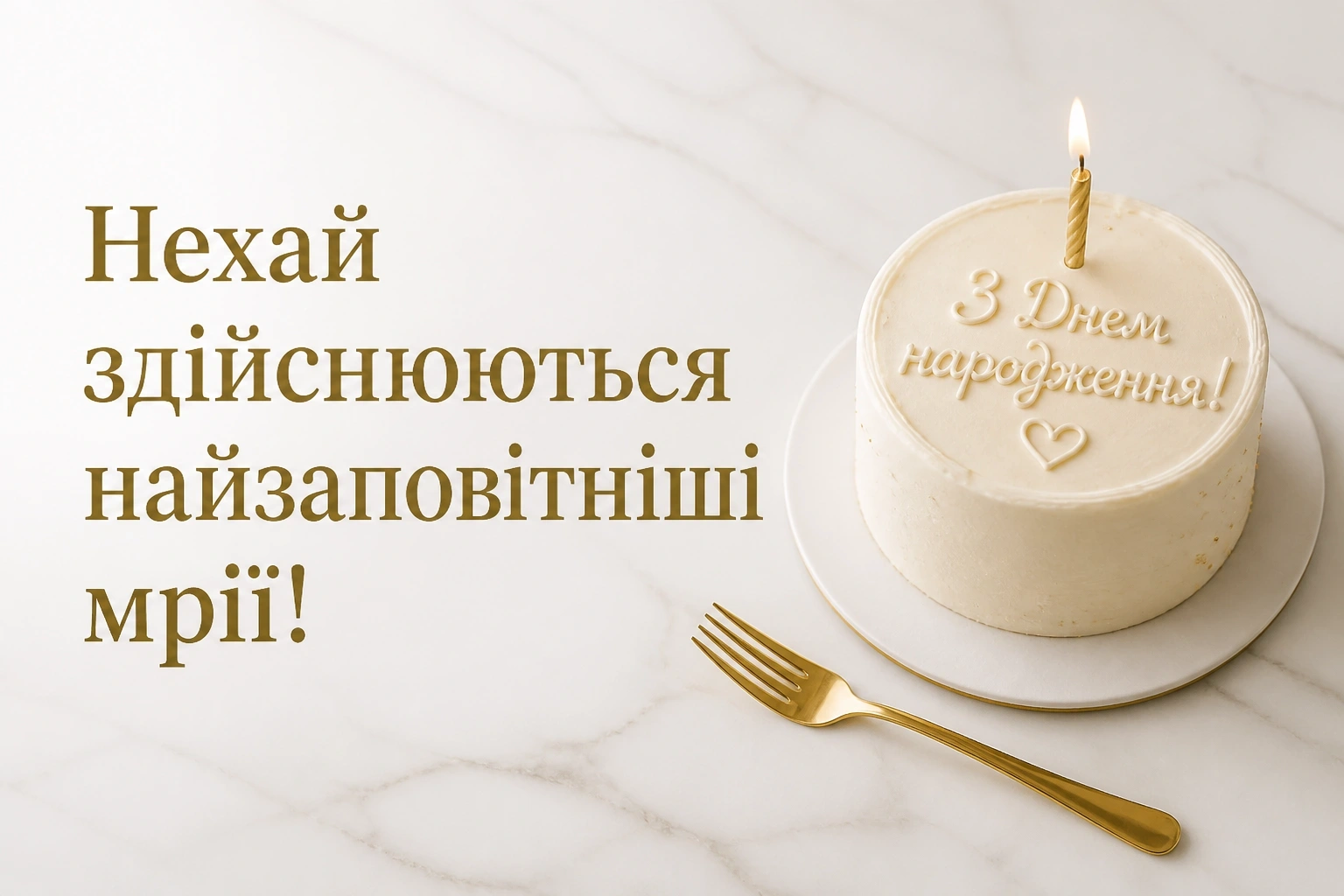 гарне привітання з днем народження своїми словами