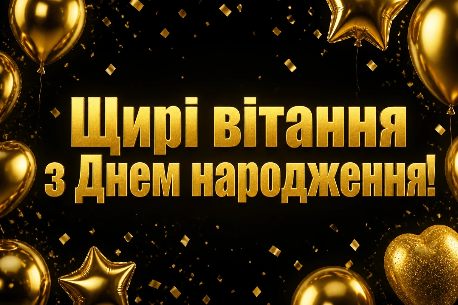 гарне привітання з днем народження своїми словами