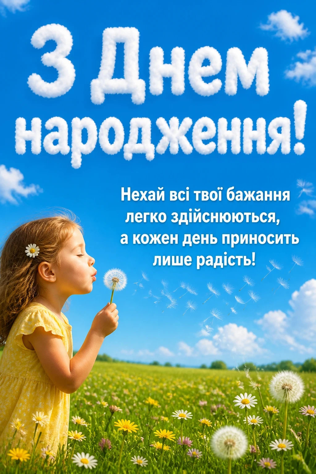 гарне привітання з днем народження своїми словами