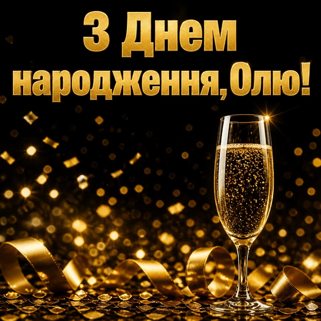 з днем народження ольга