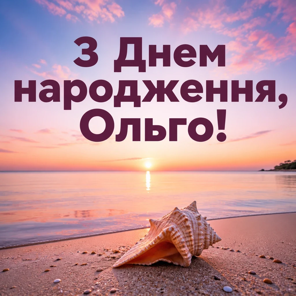 з днем народження ольга