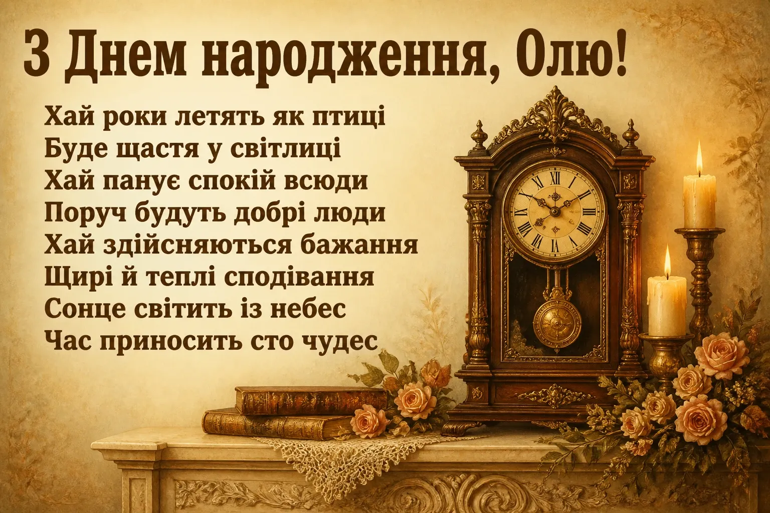 з днем народження ольга
