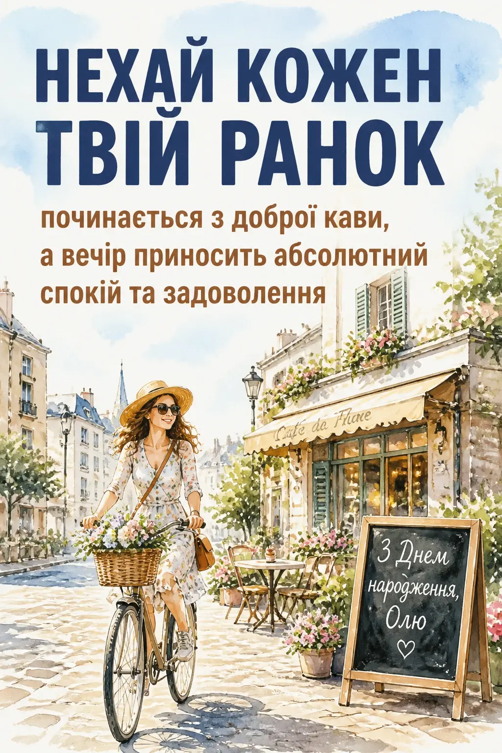 з днем народження ольга