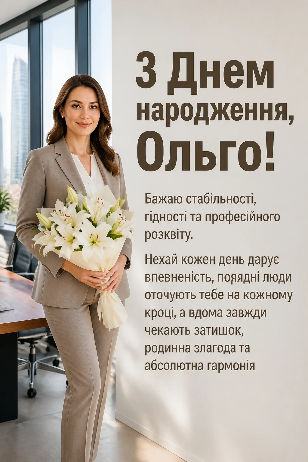 з днем народження ольга