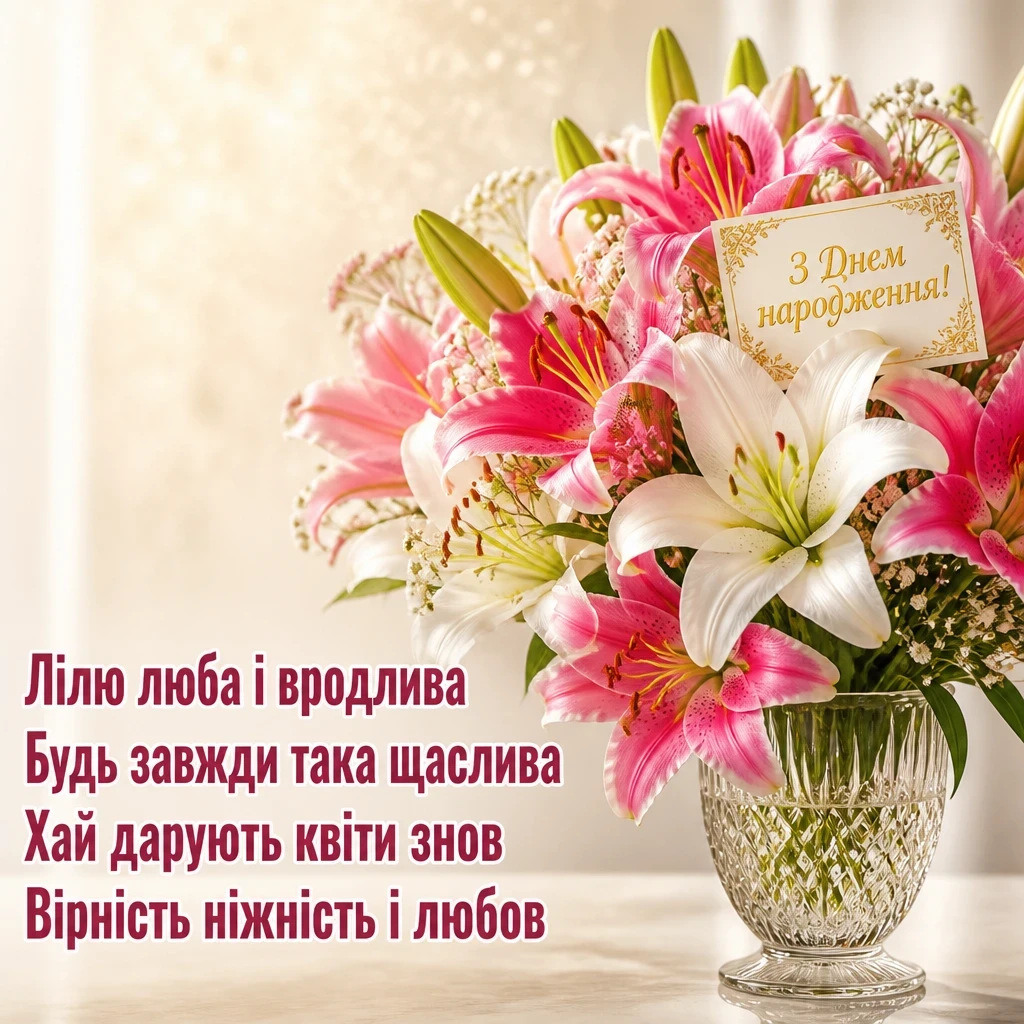 з днем народження ліля