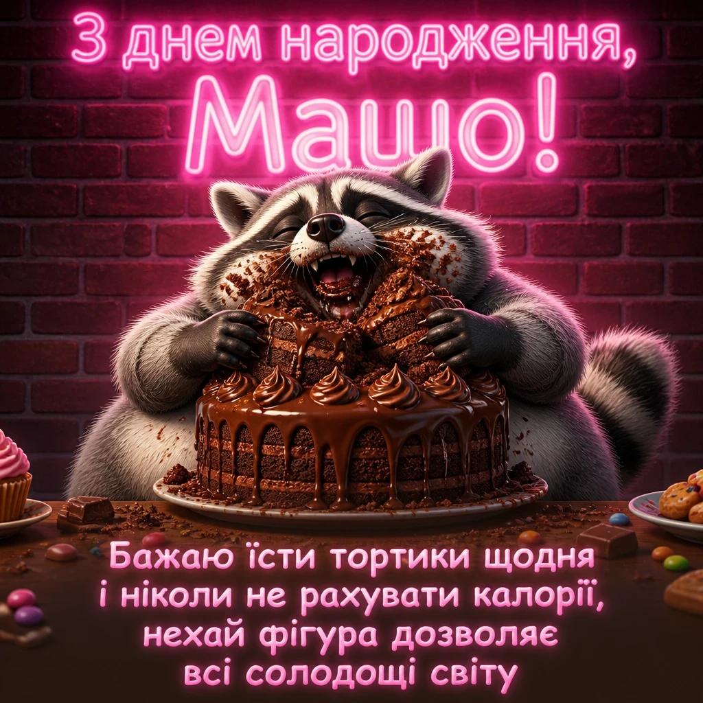з днем народження маша