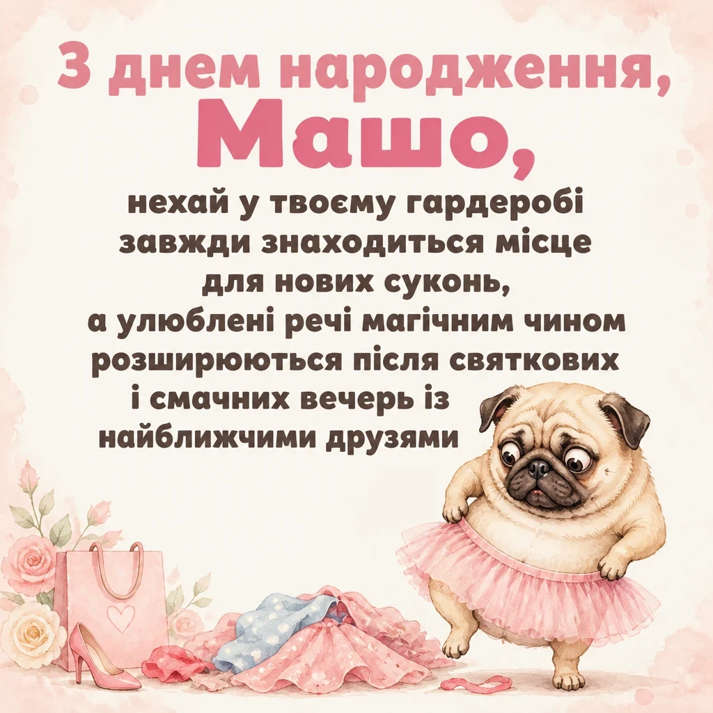 з днем народження маша