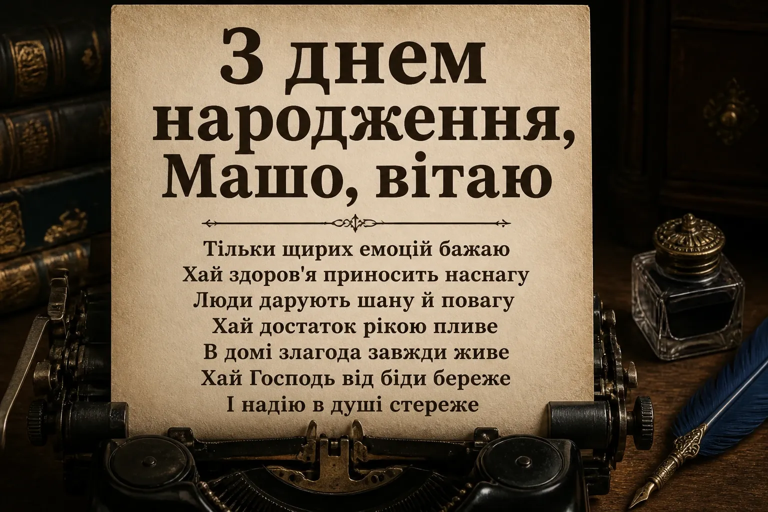 з днем народження маша