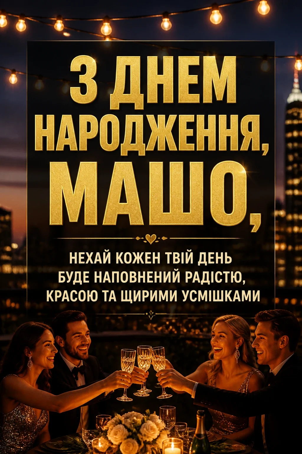 з днем народження маша