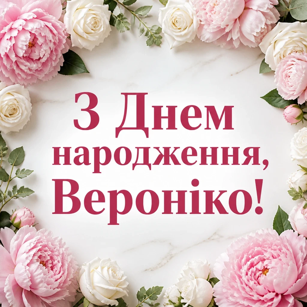 з днем народження вероніка