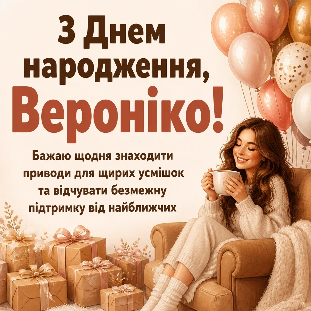 з днем народження вероніка