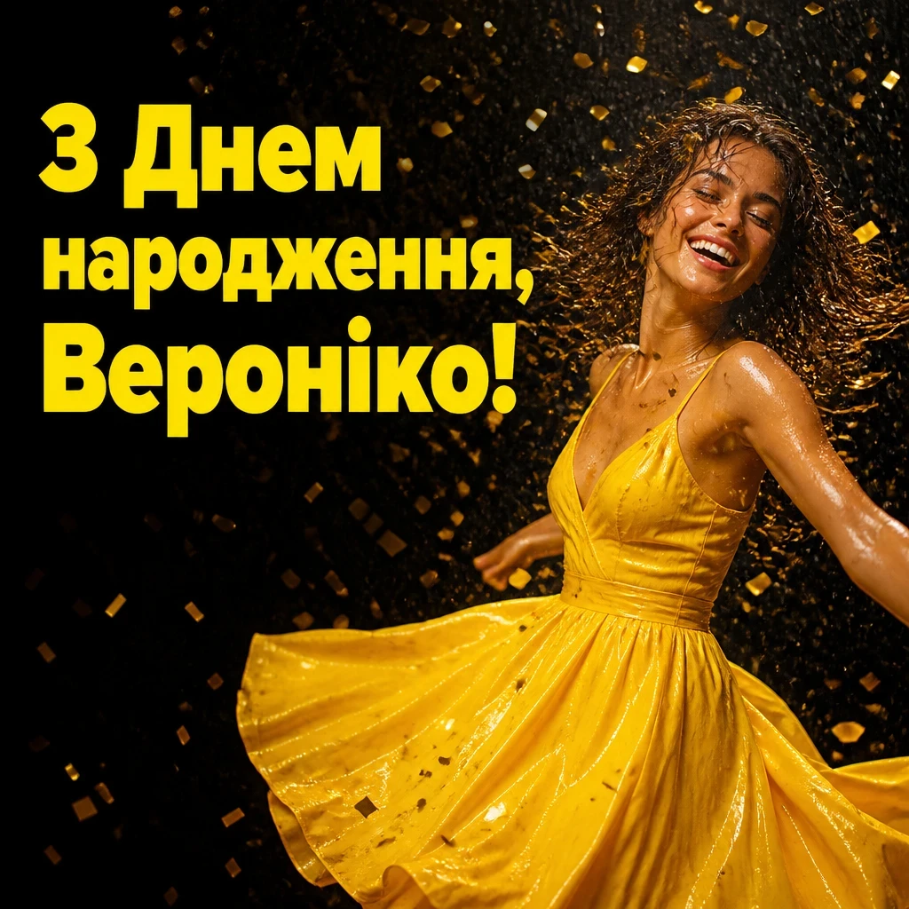 з днем народження вероніка