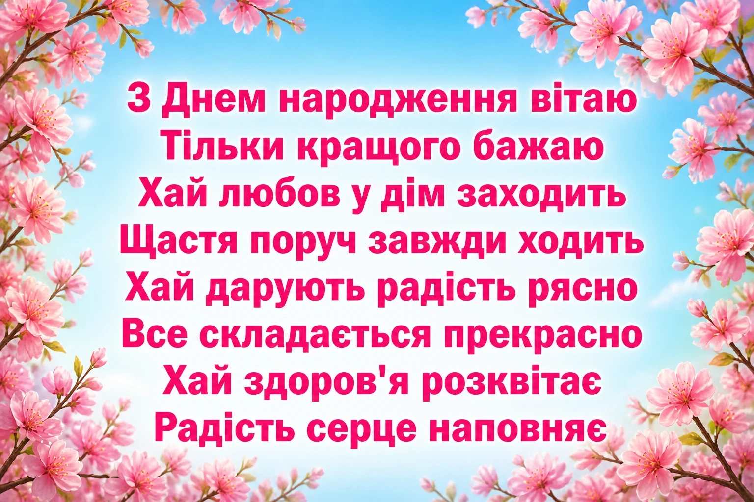 привітання з днем народження в прозі подрузі