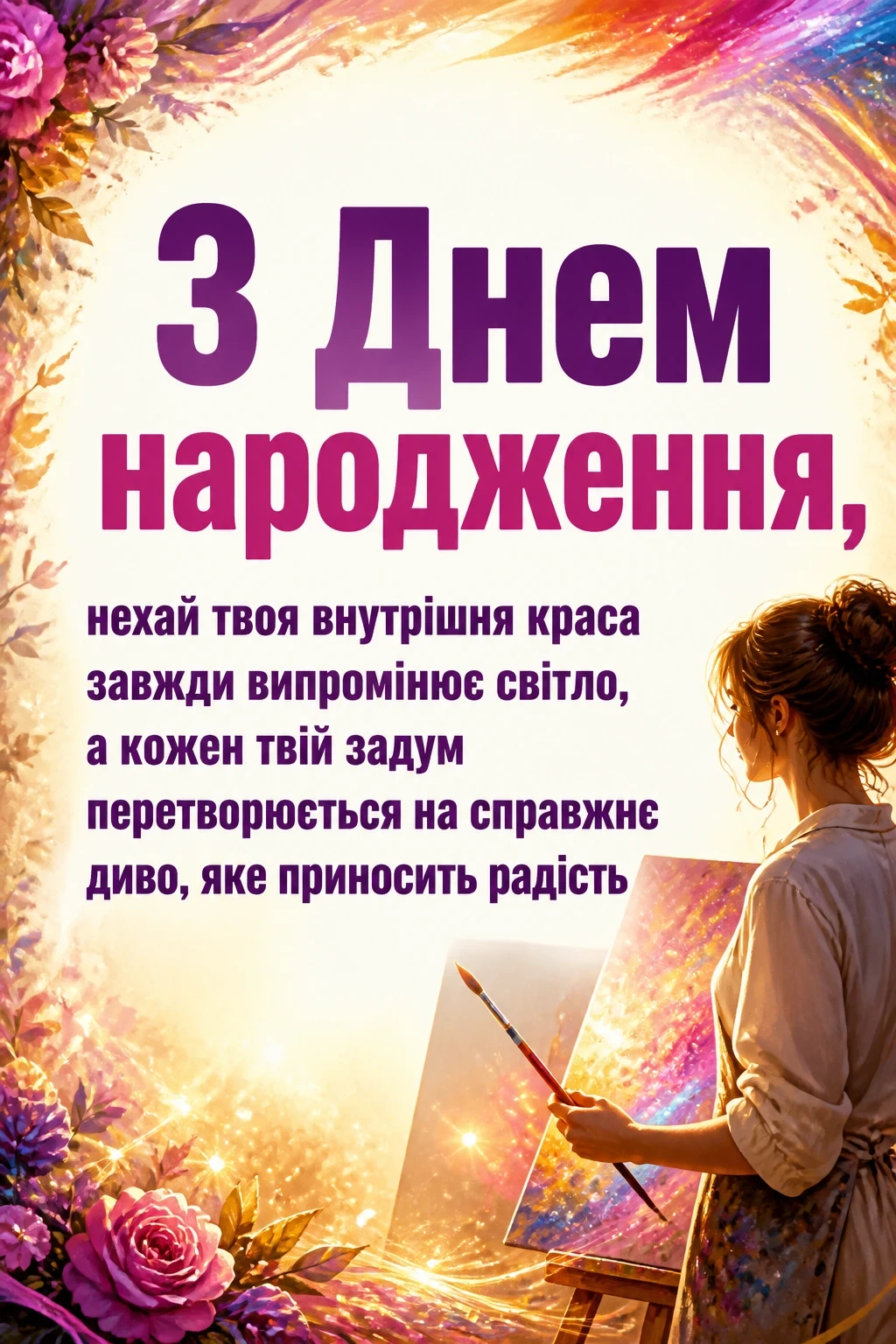 привітання з днем народження в прозі подрузі