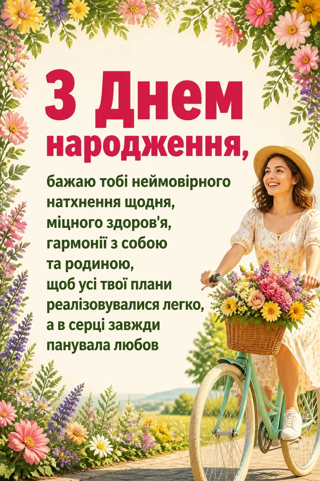 привітання з днем народження в прозі подрузі