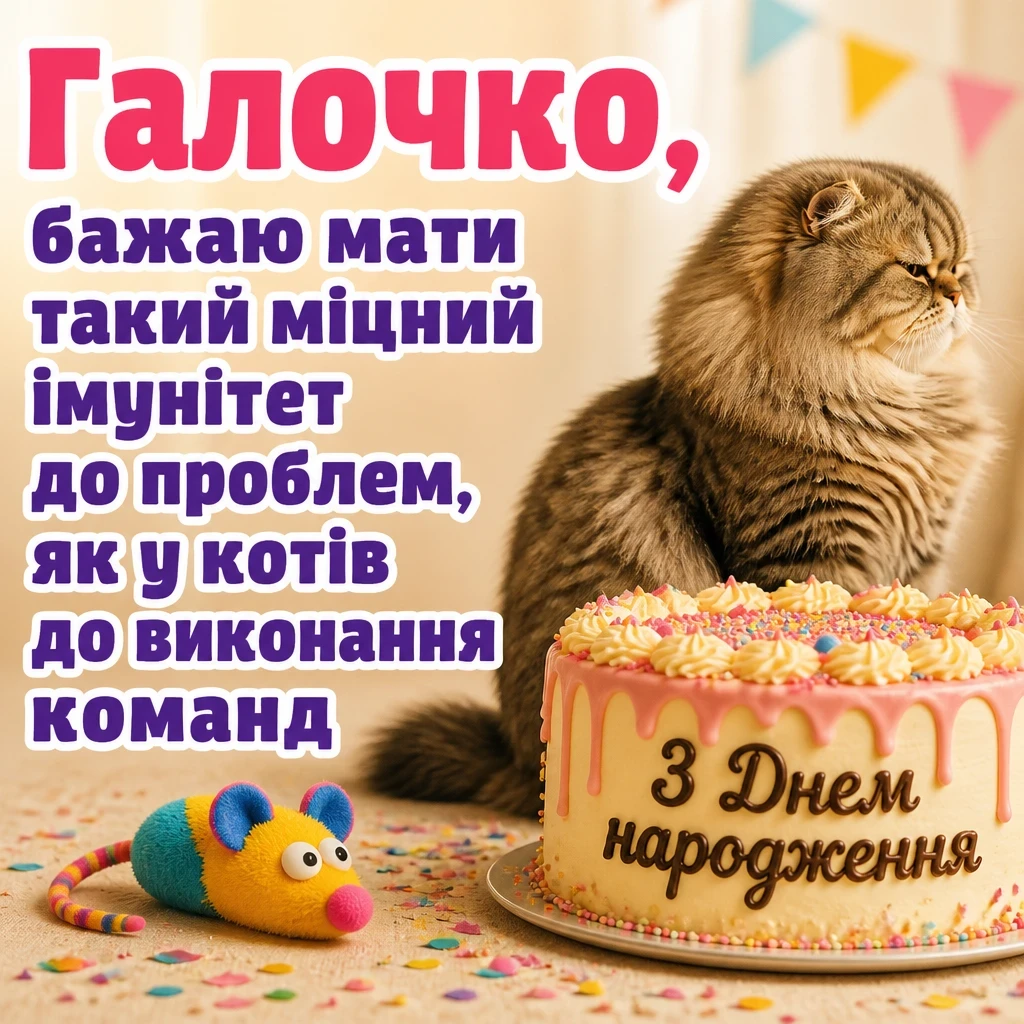з днем народження галина