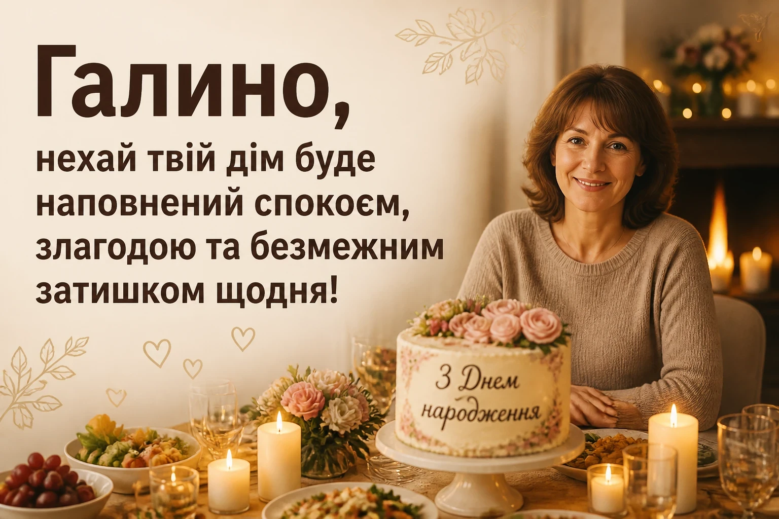 з днем народження галина