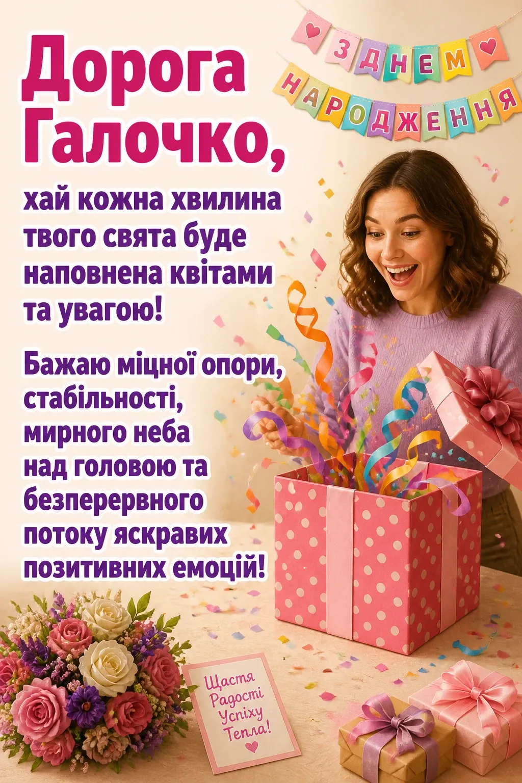 з днем народження галина