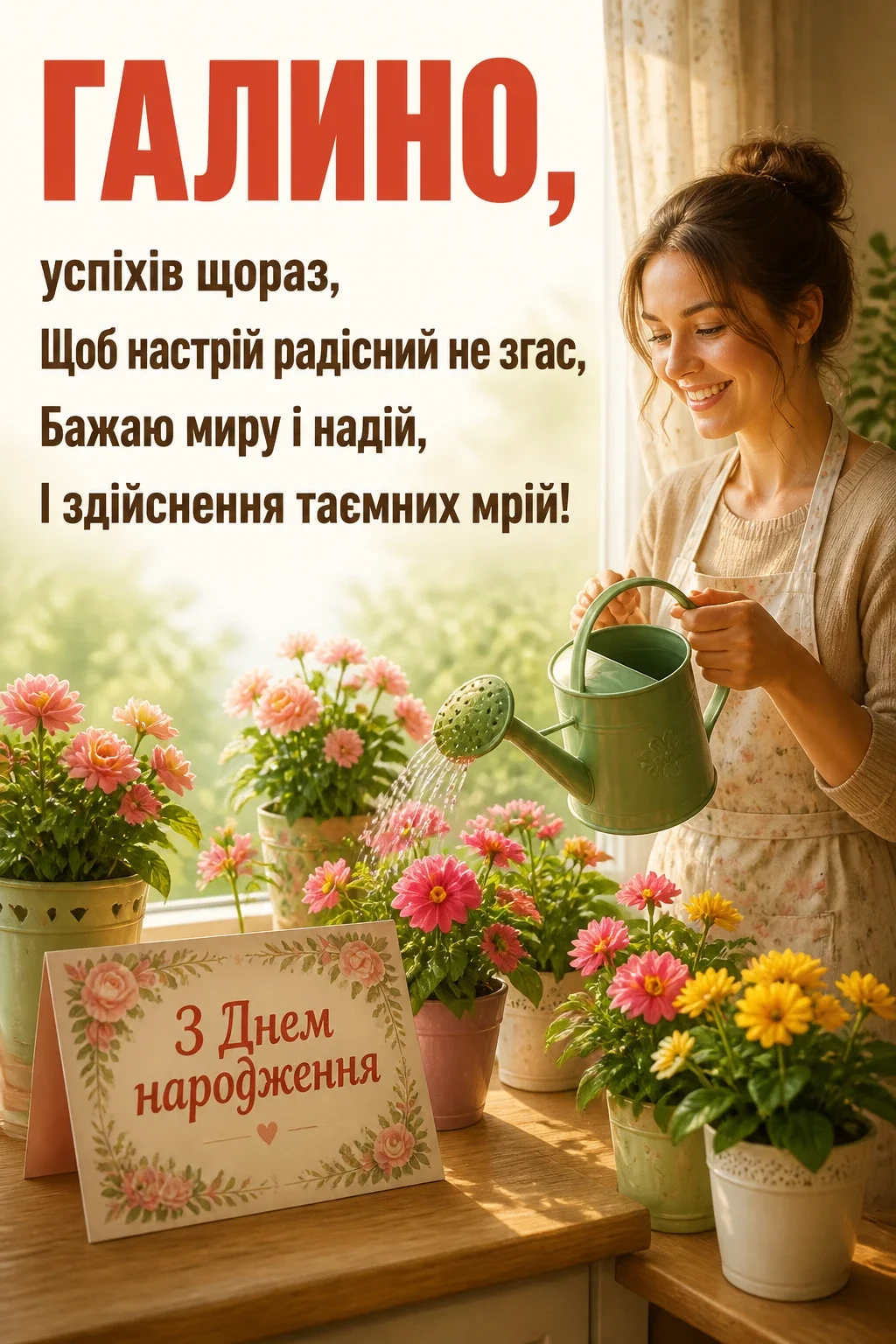 з днем народження галина