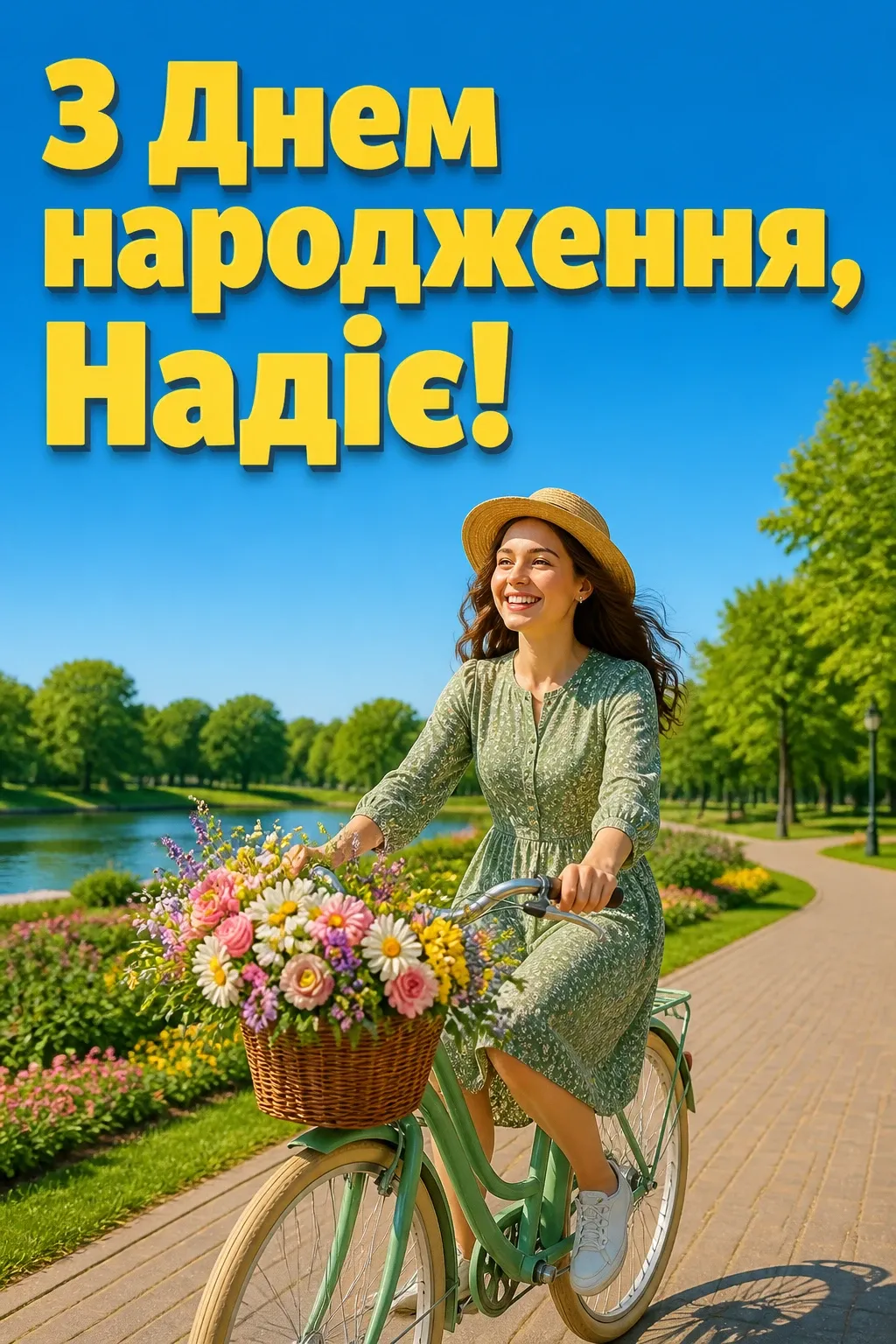 з днем народження надія