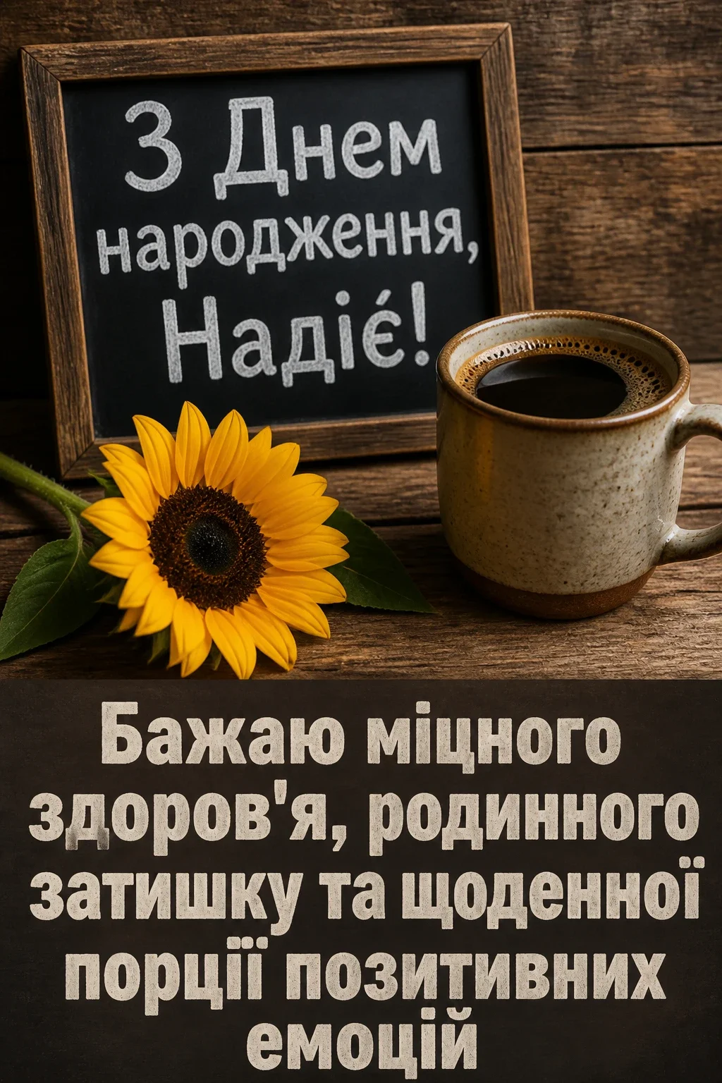 з днем народження надія