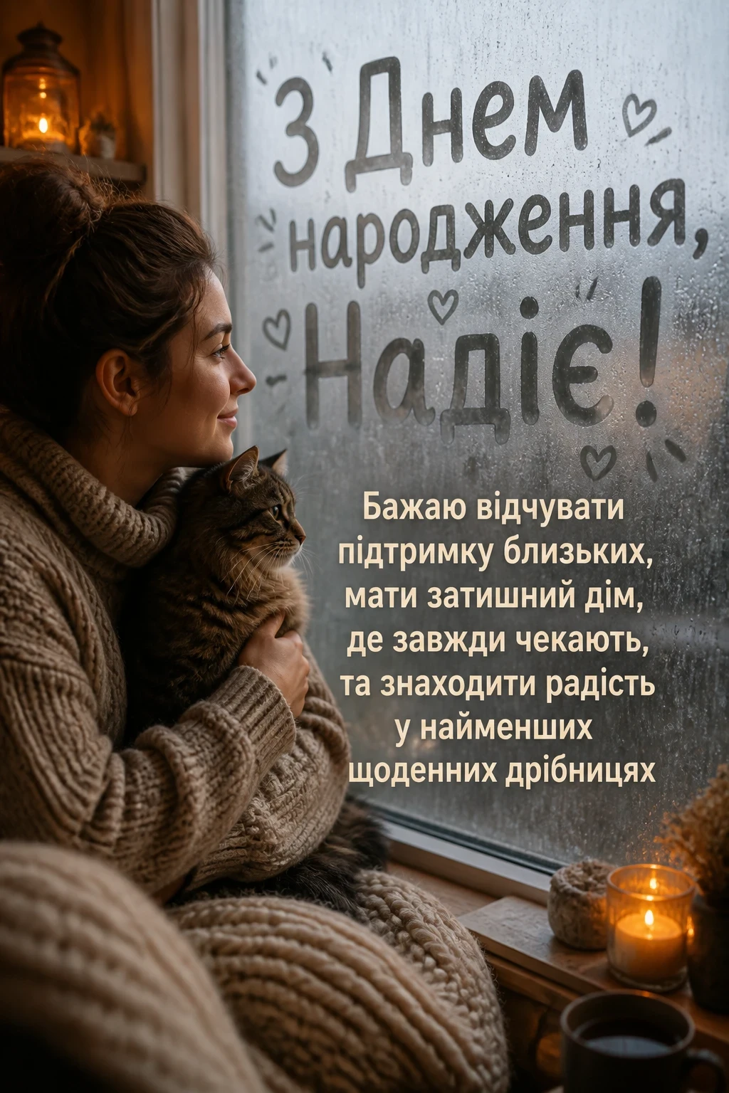 з днем народження надія