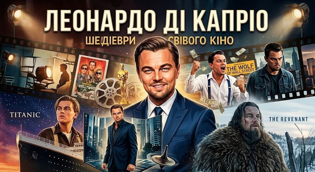 Уся фільмографія Ді Капріо в одному огляді