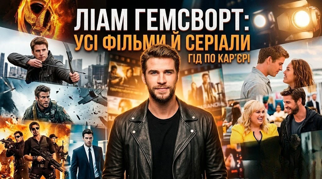 Ліам Гемсворт: усі фільми й серіали актора