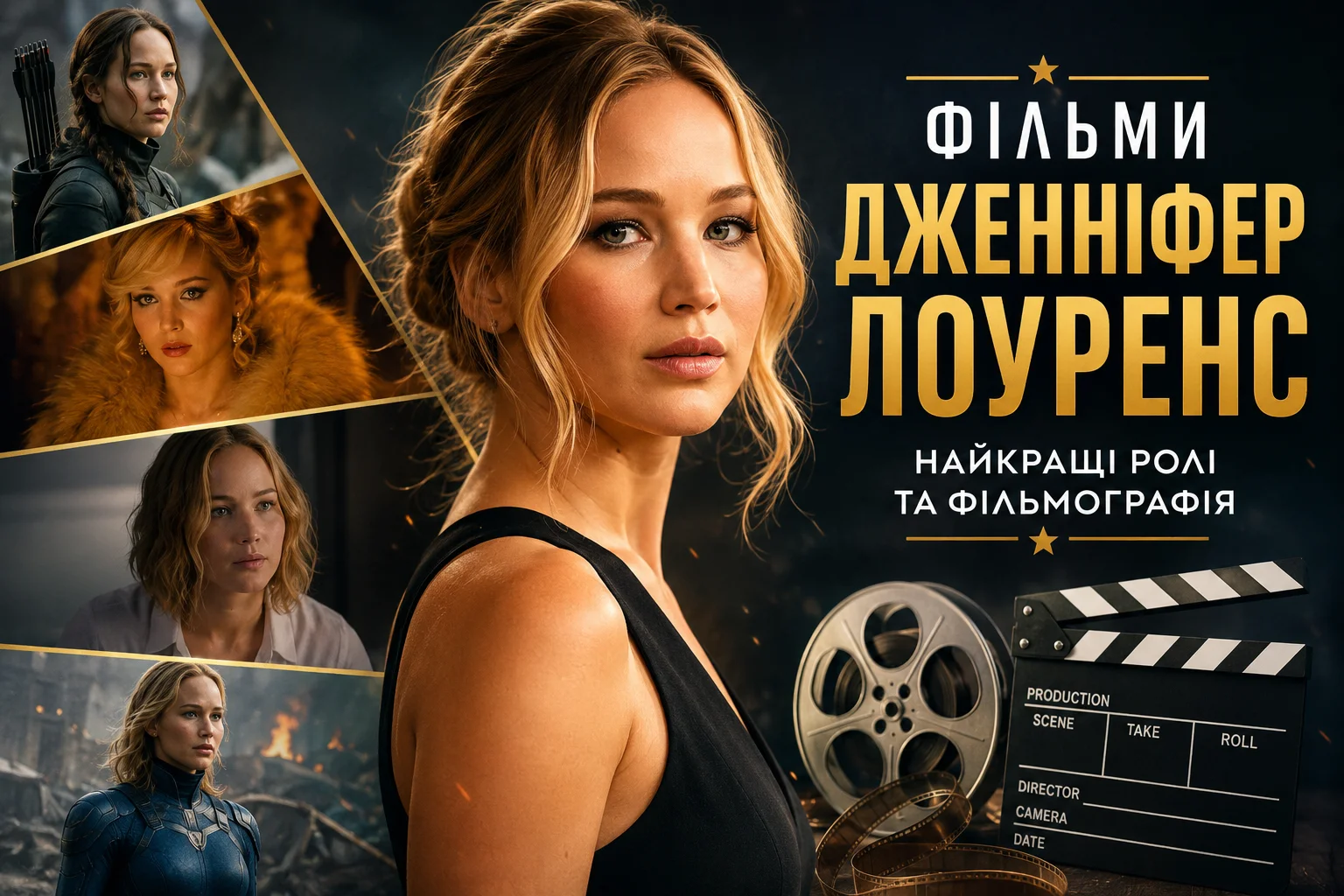 Фільми Дженніфер Лоуренс: повний список ролей актриси